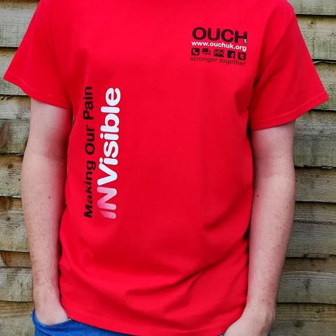 Red Cluster Headache Awareness T-Shirt