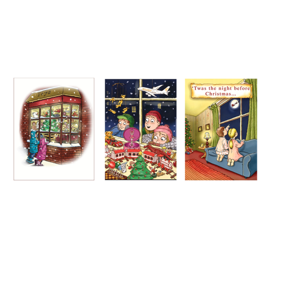 OUCH Christmas cards
