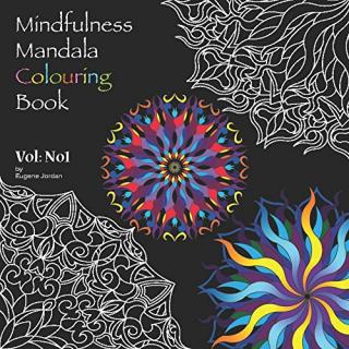  Mindfulness Mandala Colouring Book - front cover