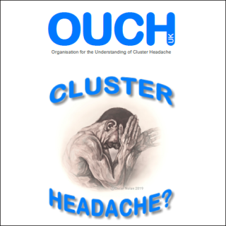 Tri-fold leaflet about cluster headache 