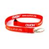 OUCH (UK) charity red lanyard 