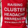 Cluster Headache Awareness Vest - Back View