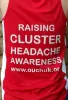 Cluster Headache Awareness Vest - Back View