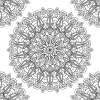  Mindfulness Mandala Colouring Book - inside page