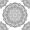  Mindfulness Mandala Colouring Book - inside page